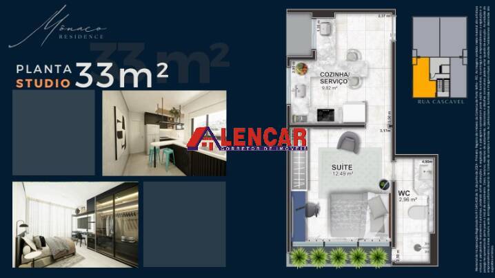 Apartamento à venda com 1 quarto, 28m² - Foto 16