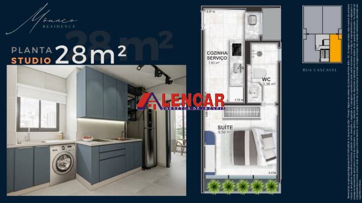 Apartamento à venda com 1 quarto, 28m² - Foto 14